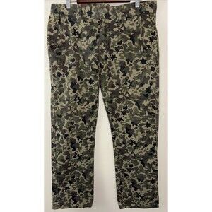 Jordan Craig Camo Pants Men's Size 34x30 Green Black Straight Leg